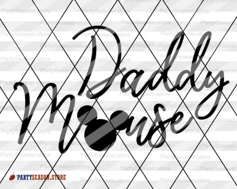 PartySeason Store daddy mouse cricut 3